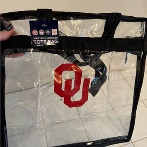 Clear Tote Bag OU Sooner